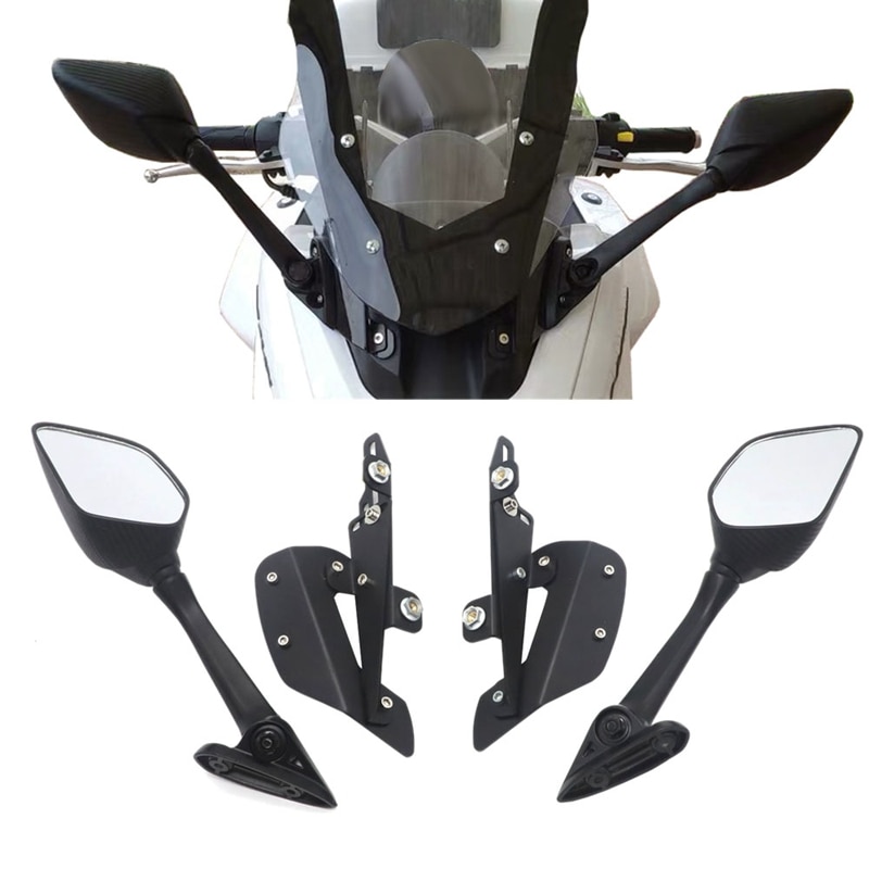 Voor Yamaha Nmax 155 Nmax 125 Motorfiets Achteruitkijkspiegels Voorruit Beugel Gemodificeerde Motor Accessoires