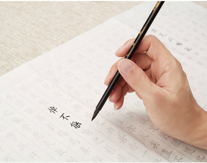 Kalligrafiepen van wolvenhaar, chinese penseelpen, volwassen geschriften kopiëren, speciale chinese kalligrafiepenselen met wezelhaar, tinta china