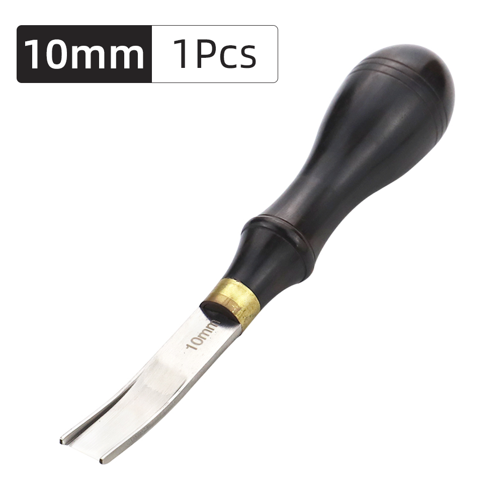 Leather Edge Bevelers Leather Craft Edge Tool, French Edge Skiver, DIY Tanned Leather Trimmer, Chamfering Trimmer, Sealing Tool: Chocolate