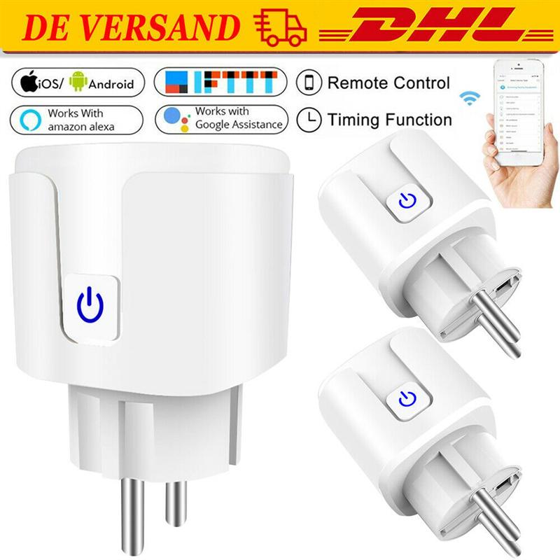 Smart Socket WiFi Power Smart Wifi Plug Wireless Voice Control Phone APP Control Timing Smart Remote Switch Socket With EU Plug