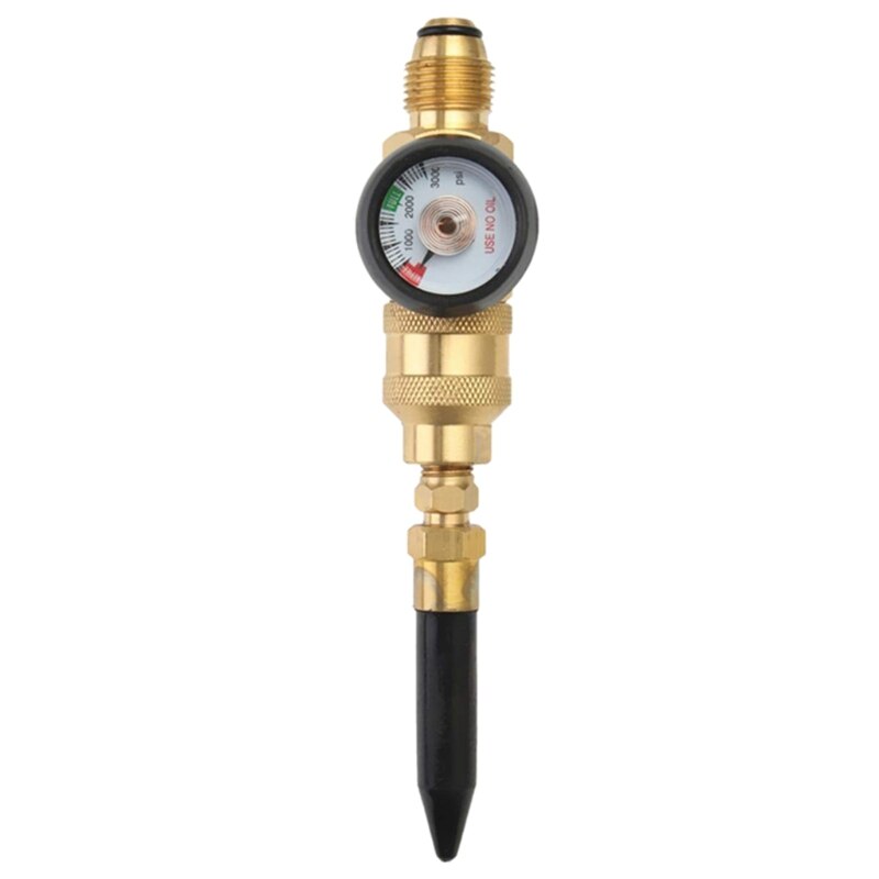 -Helium Tank Latex Balloon Inflator Regulator With Gauge For G5/8 Tank Va lve
