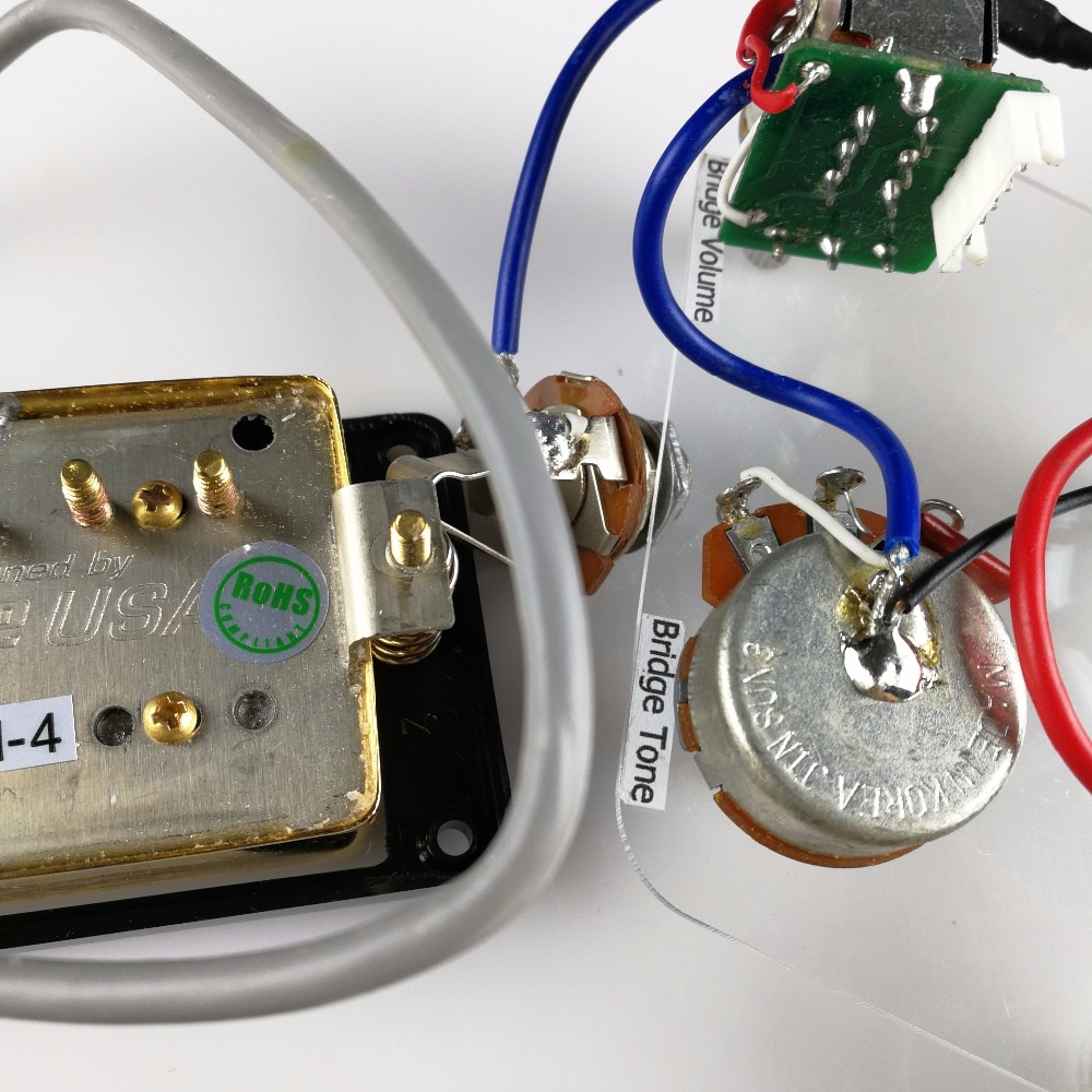 1 Set Lp Standaard Probucker Alnico Elektrische Gitaar Humbucker Pickups Met Pro Kabelboom Voor Epi Gold Cover