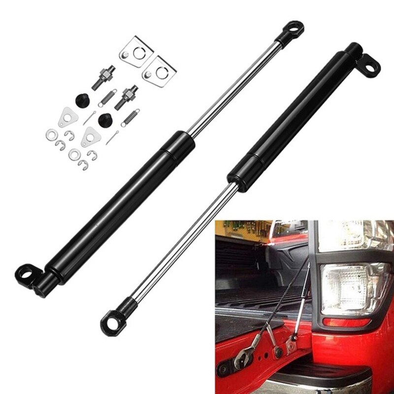 1 Pair Tailgate Slow Down & Easy Up Strut Set Support Rod for Ford Ranger T6 Xl Px Xlt Wildtrak