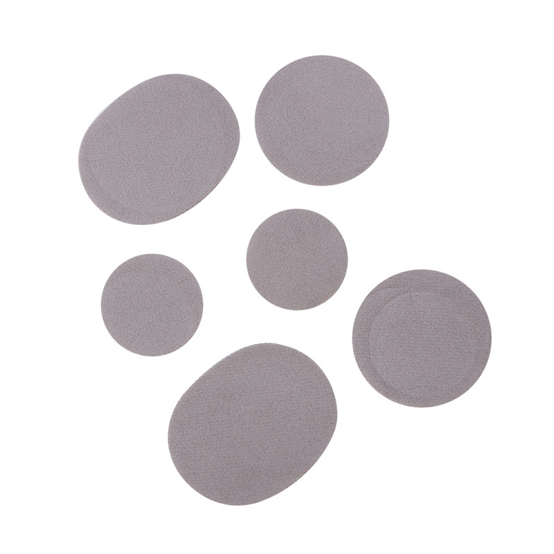 Patch de réparation de tissu pour chaussures de sport, Anti-usure, doublure en maille, trou de subvention, patchs auto-adhésifs, outil pratique , 4/6 pièces/ensemble: Argent