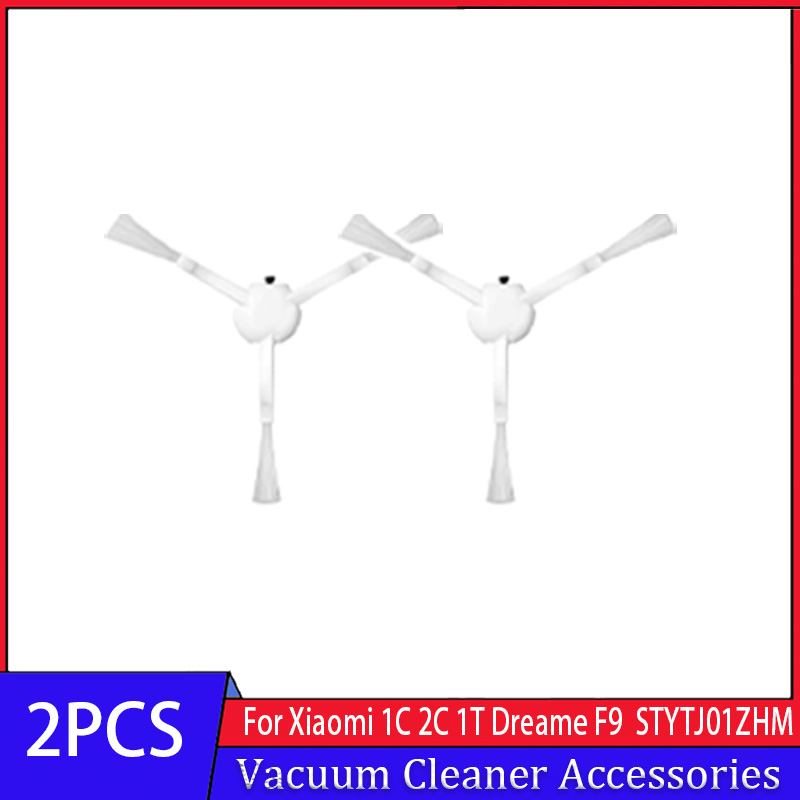 Cepillos laterales para Xiaomi MIJIA 1C 2C 1T Dreame F9 D9 piezas de repuesto de Robot aspirador Cepillo Lateral accesorios de limpieza del hogar: Verde claro