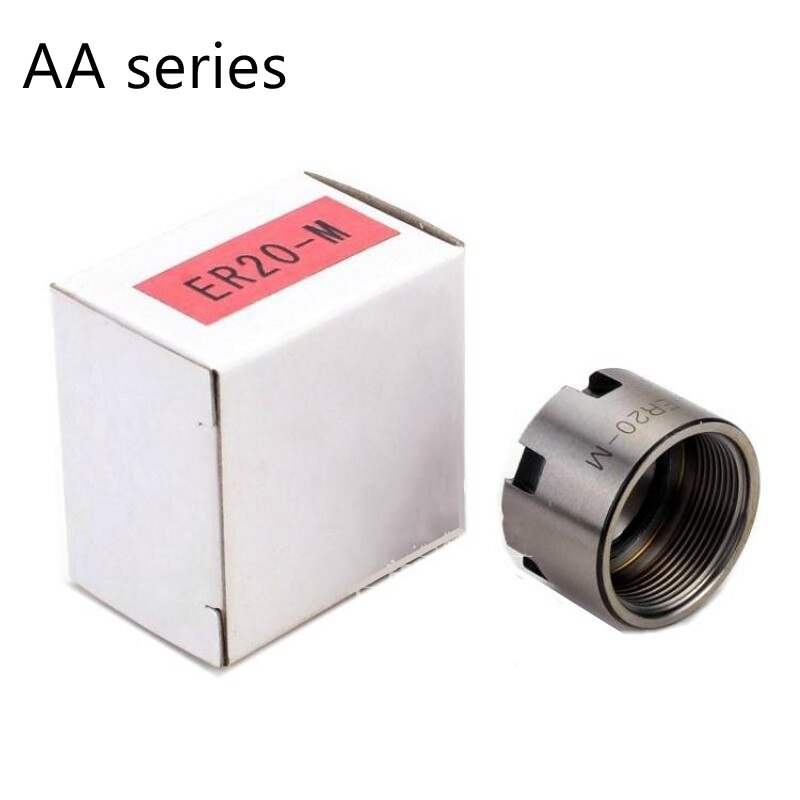 High Precision ER20A ER20M ER20 spring collet nut for CNC router