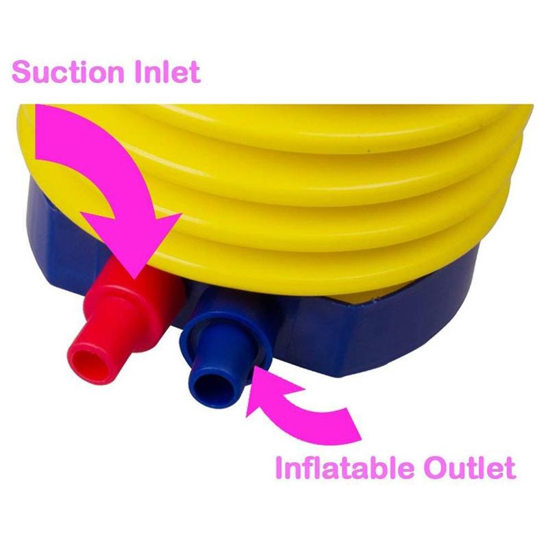 Pompe à Air pour jouet gonflable/ballons/natation ballon pompe décoration pompe gaz pied anneau compresseur pour fête K2C8