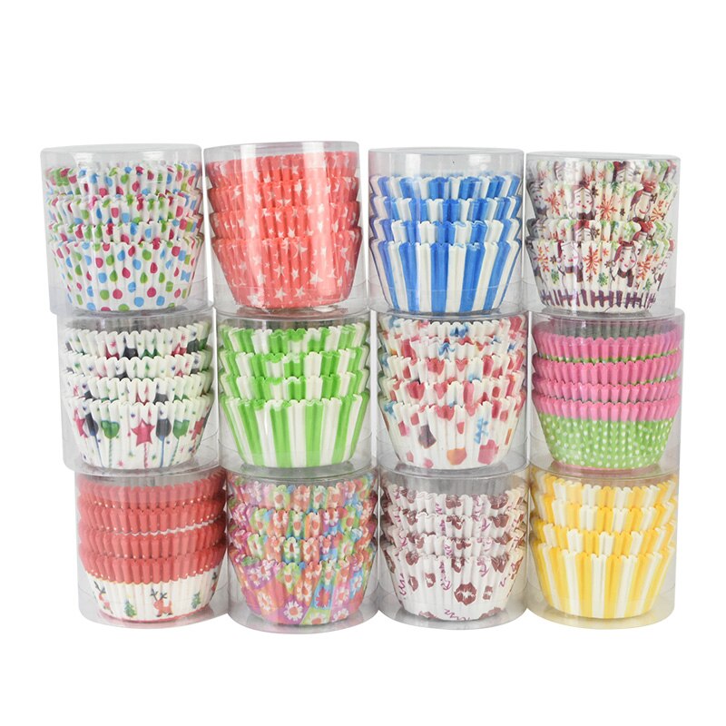Doublures de Cupcake, tasse de cuisson, bricolage, plateau en papier à muffins, plateaux à pâtisserie, fournitures de cuisine, moule à gâteau, outils de décoration, 100 pièces