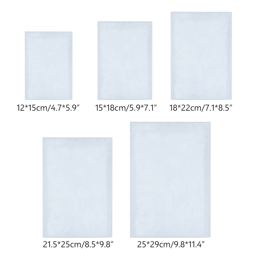 10/20/50Pcs Wit Schuim Envelop Tassen Zelf Seal Mailers Gevoerde Enveloppen Met Bubble Mailing Zak Pakketten Tas