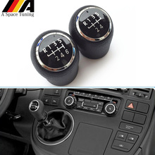 5/6 Speed Auto Styling Accessoires Mt Pookknop Hefboom Stick Handvat Hoofd Voor Volkswagen Vw Vervoer T5 T5.1 Gp 2003