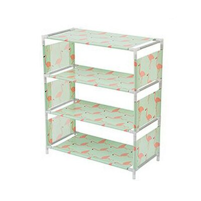 Diy Opvouwbare 5 Laag Non-woven Schoenenrek Grote Size Thuis Woonkamer Stof Stofdicht Kabinet Organizer Holder Stand schoenen Plank: G-4