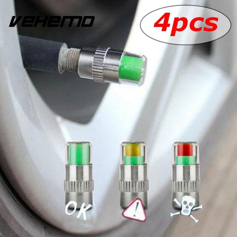 4Pcs/Set Sensor Tire Pressure Monitoring Precise Monitor TPMS Durable Valve Car Tire Monitoring Safety Warning