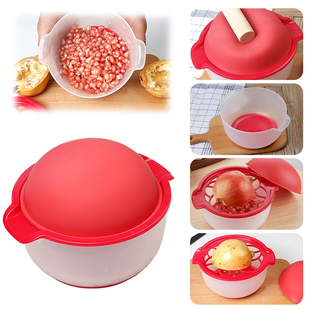 Silicone grenade éplucheur ménage en forme de bol séparateur Silicone Peeling grenade cuisine outil fruits légumes outils