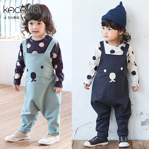 KACAKID Officiële Winkel Kinderen Jongens Meisjes Overall Leuke Uitdrukking Kinderen Jongens Meisjes Algehele Katoen Kinderen Jongen Meisje Overalls