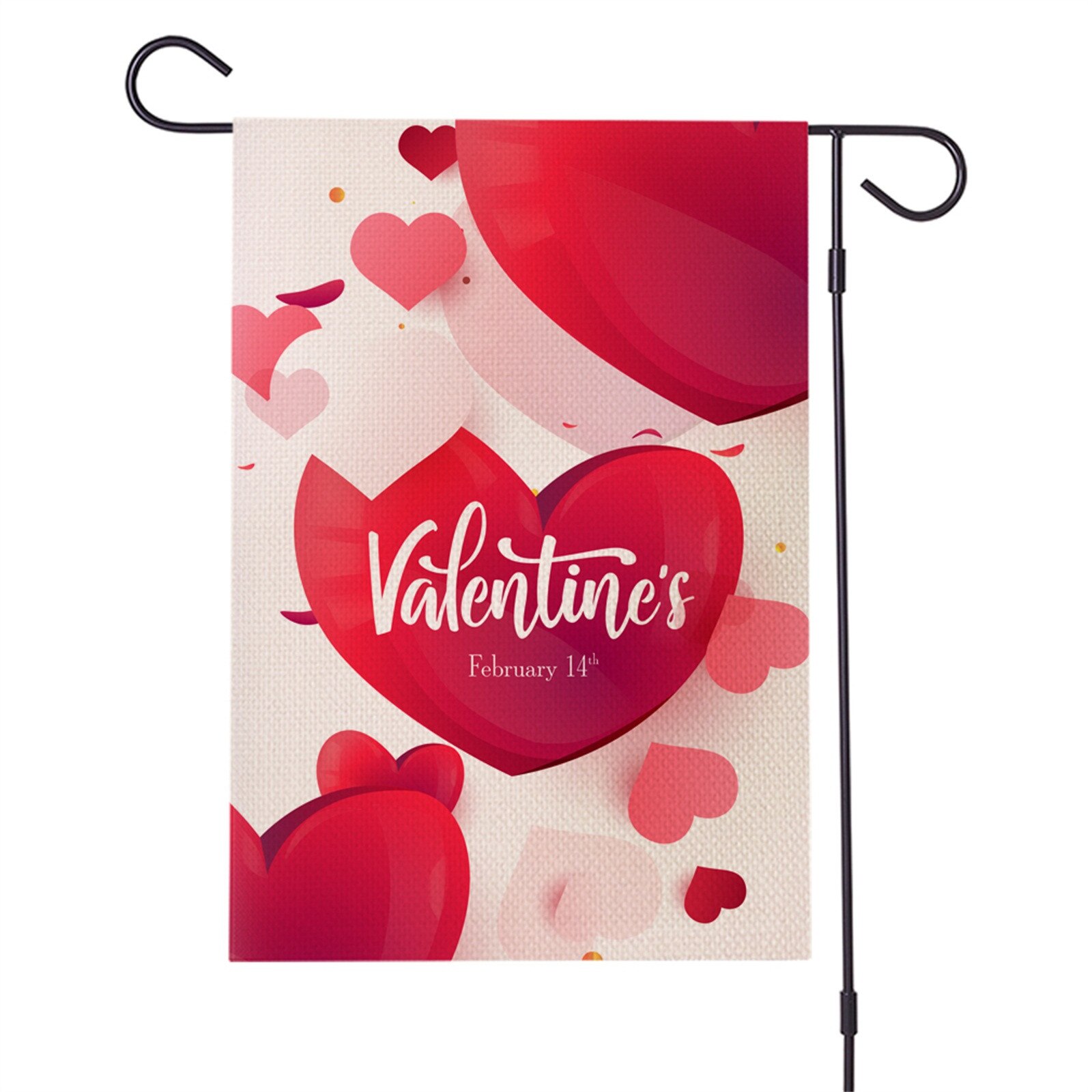 Valentijnsdag Tuin Vlag Straat Road Afdrukken Outdoor Decoratie Vlag Home Woonkamer Slaapkamer Decoratie Tuin Vlag: C