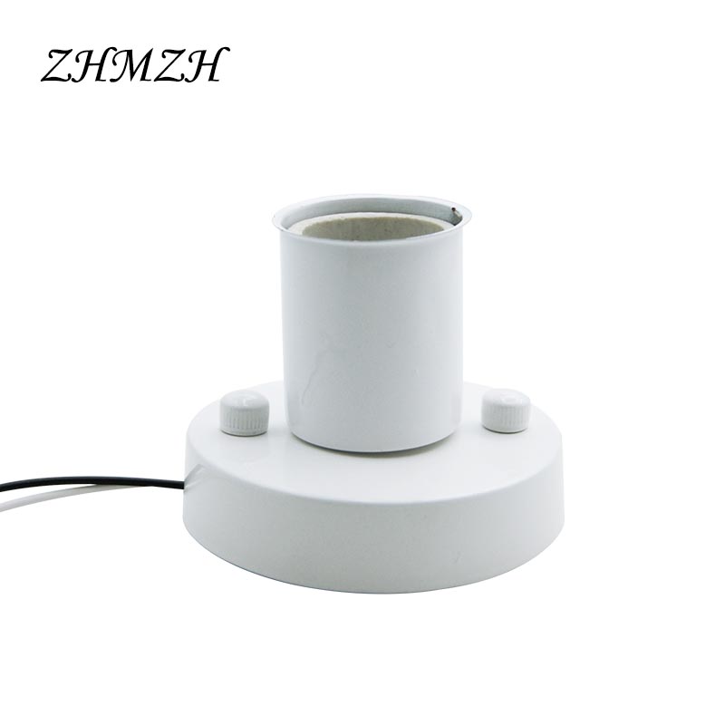 E27 Lamp Houder 180 Graden Bestuurbare E14 Plafond Plaat Ijzer Hanglamp Basis Hittebestendige Keramische Schroef Voor Lamp: Goud / E14