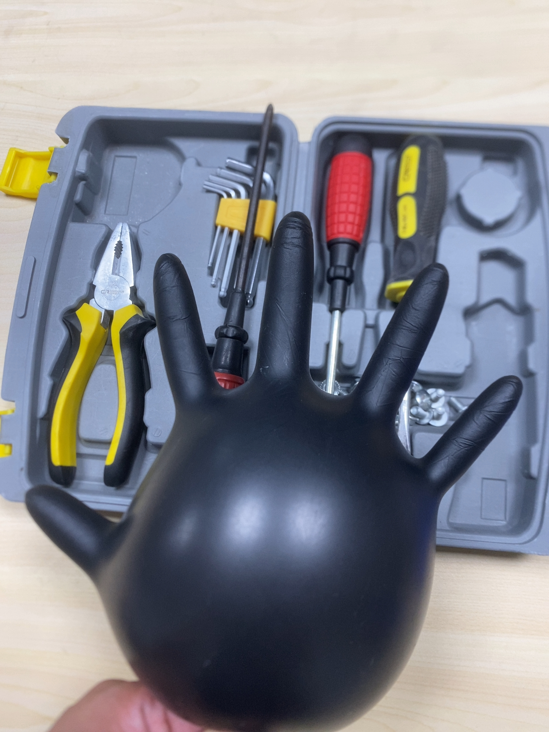 Zwart Wegwerp Nitril Handschoenen Werk Voedsel Koken Handschoenen Keuken Waterdichte Schoonmaak Handschoenen