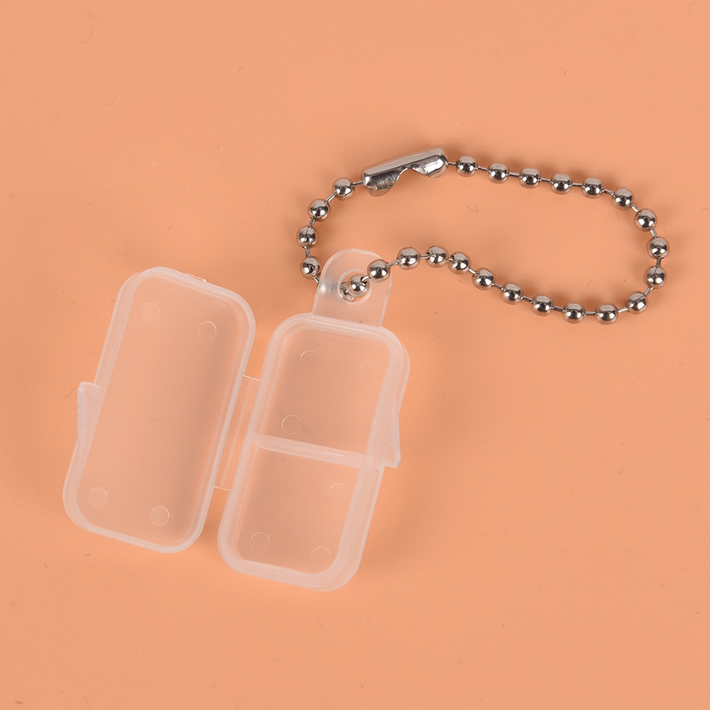 Hearing Aid Clear Plastic Battery Case Batteries Box Button Battery Storage Protective Holder Hard Case Fit For 312# 10# 675#