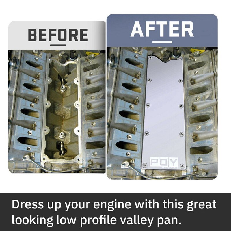 LS Gen 3 Billet Valley Pan Cover Plate (Knock Sensor Delete) LS1