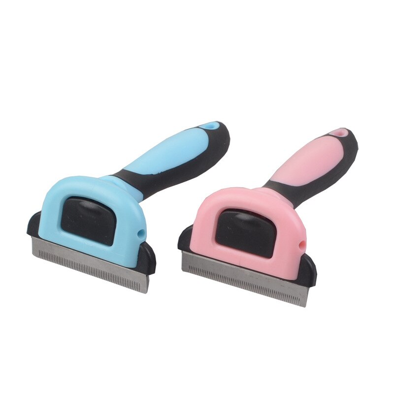 Pet Grooming Borstel Vergieten Tool Hond En Kat Haar Remover Levert Afneembare Huisdier Trimmer Kammen Voor Huisdier