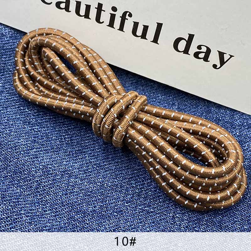 Cuerda Elástica reflectante de látex de 3mm, banda elástica luminosa para mochila de montañismo, cinturón decorativo, accesorios de ropa DIY: 10