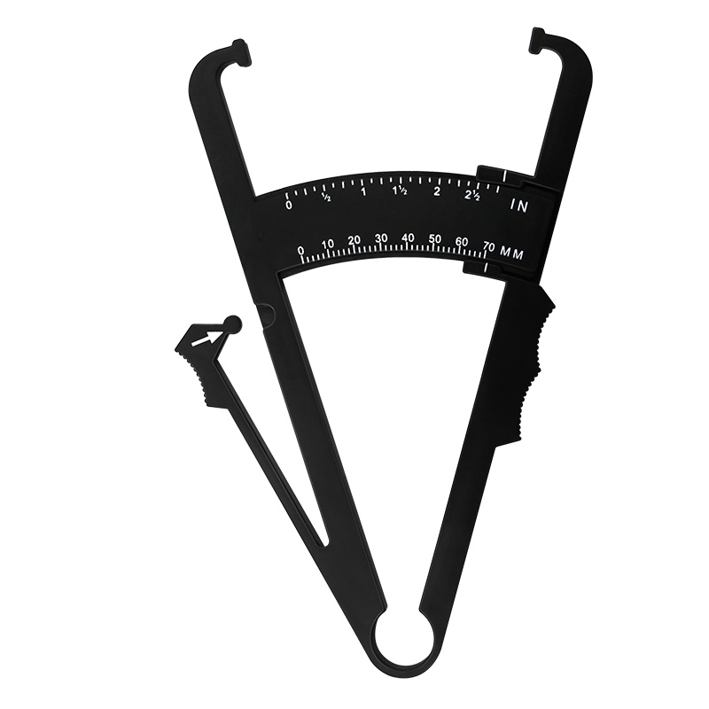Probador de pérdida de grasa corporal, calculadora, pinza, Clip de Fitness, herramienta de medición de grasa, tabla delgada, instrumento de prueba de pliegues: Azul