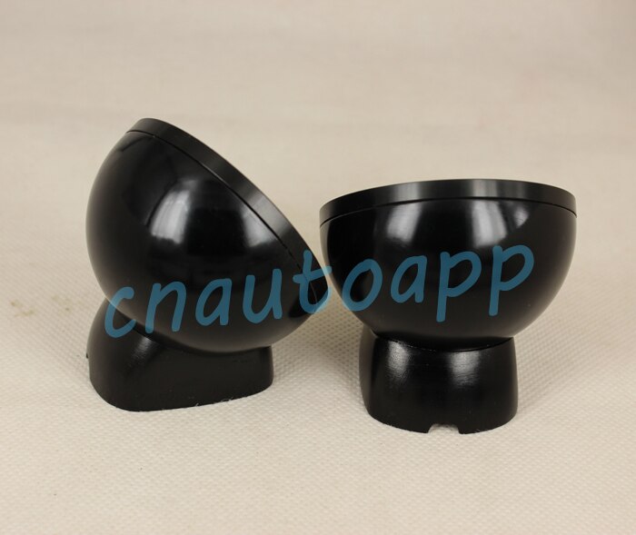 Tweeter coche Base de aluminio cajas de altavoces - negro ( un par )