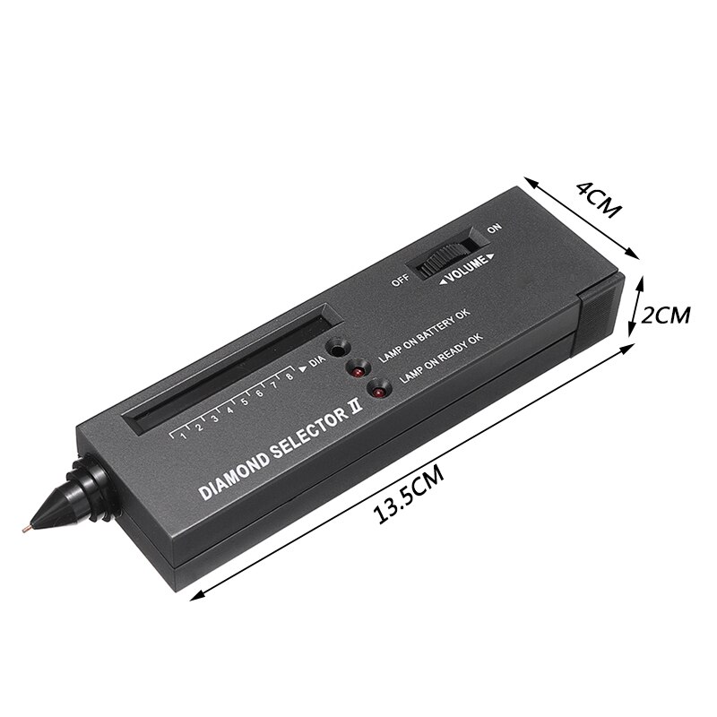1pc LED Diamond Indicator Test Pen High Accuracy Diamond Tester Jewellery Gemstone Selector Testing Tools