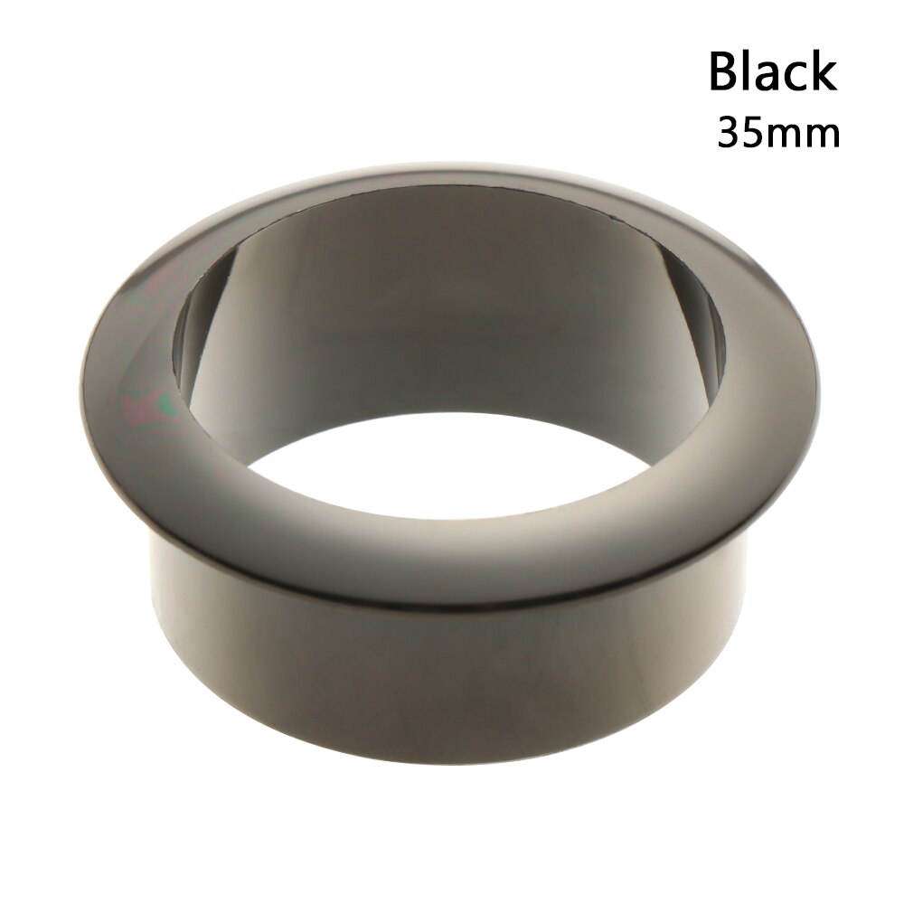 1PC Office Computer Desk Wire Hole Cable Grommets Wire Hole Cover Outlet Port Wire Rack Organizer Furniture Hardware: 35mm  black