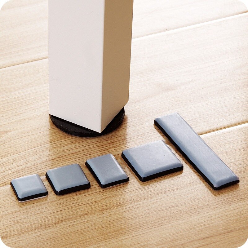 1 Set Slider Pad Furniture Table Bases Protector Coaster Carpet Ground Magic Moving Anti-abrasion Floor Mat SYT9252