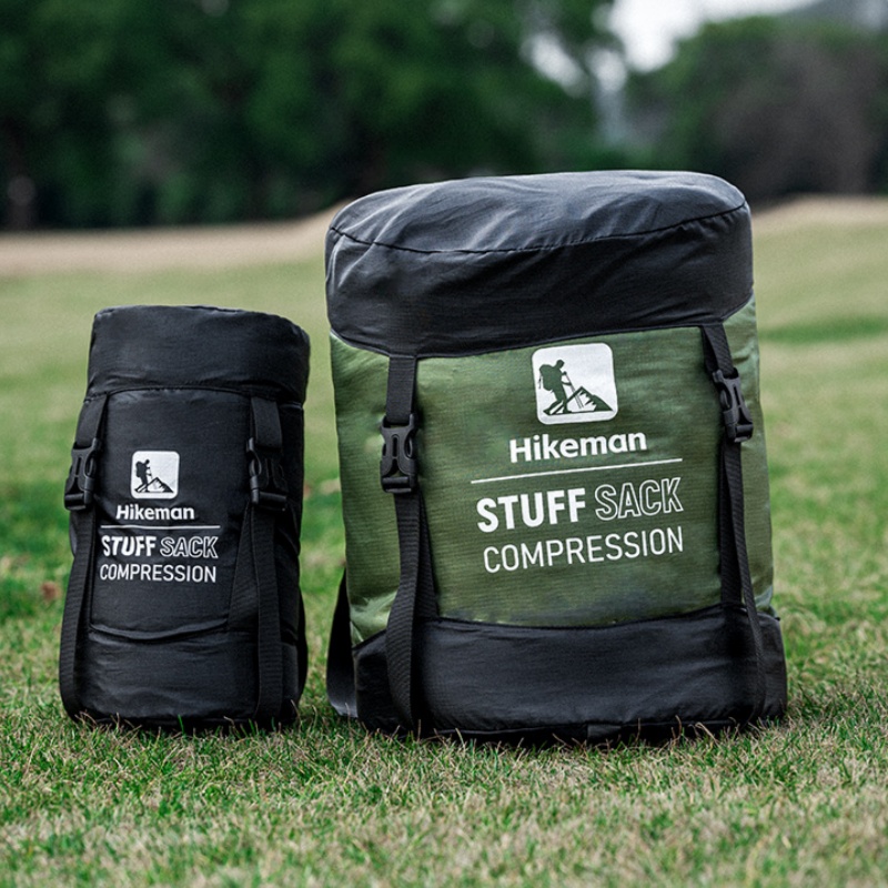 Utomhus sovsäck kompressionsväska camping resor kläder förvaringsväska stor kapacitet bärbar kompressionsförvaringsväska