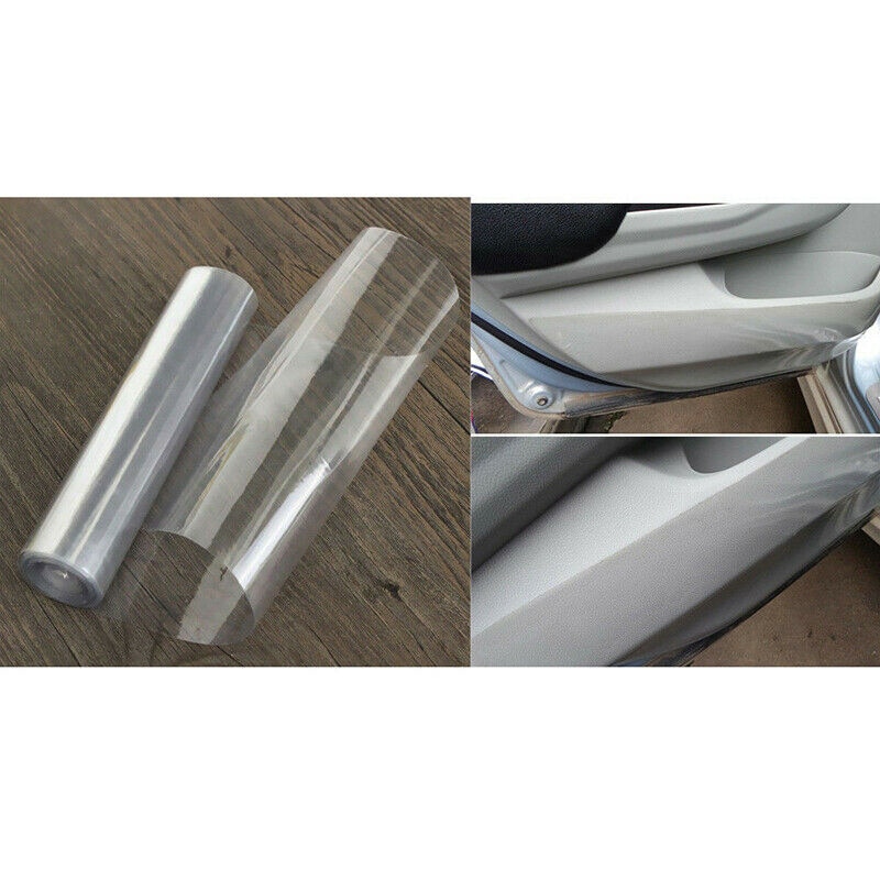 Vehicle Paint DIY Transparent Vinyl Film Door Protector Sill Sticker Protection Car Vinyl Paper Film Sheet Covers