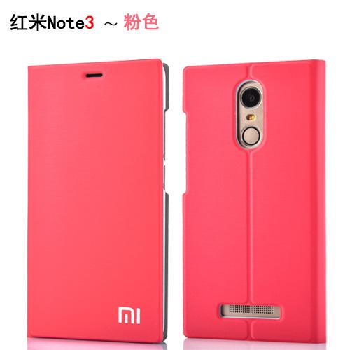 For Xiaomi Redmi Note 3 Pro Phone Case Luxury Slim Style Flip Leather Case For Xiaomi Redmi Note 3 Pro Cover Bag: Pink