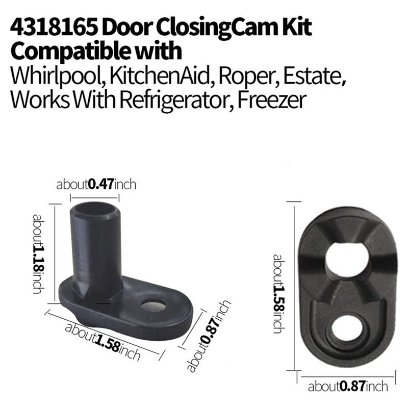 4318165 Refrigerator Door Closing Cam Kit for Whir... Grandado