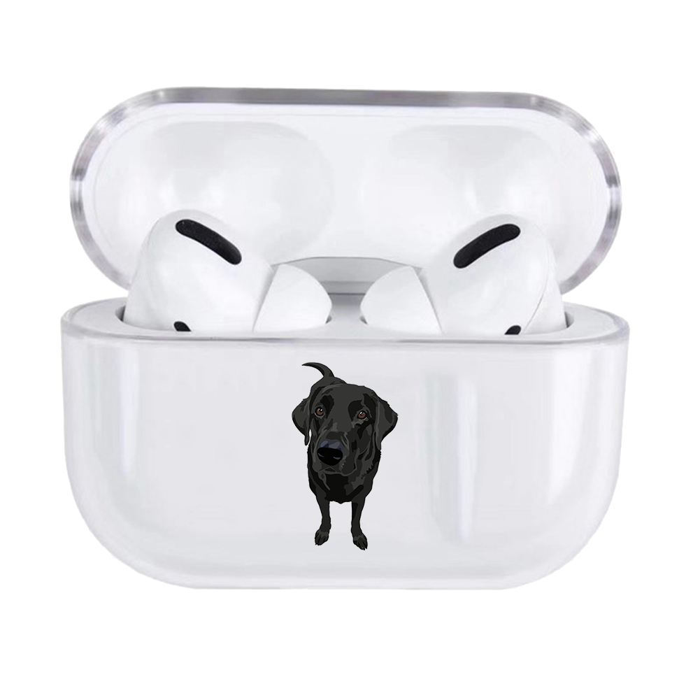 Cute Dog Labrador Retriever Airpod Cases 3 for 2 1 Pro Pods Gen Air Pods Pro Cover Lovely Pet Earphone Cartoon Box Coque