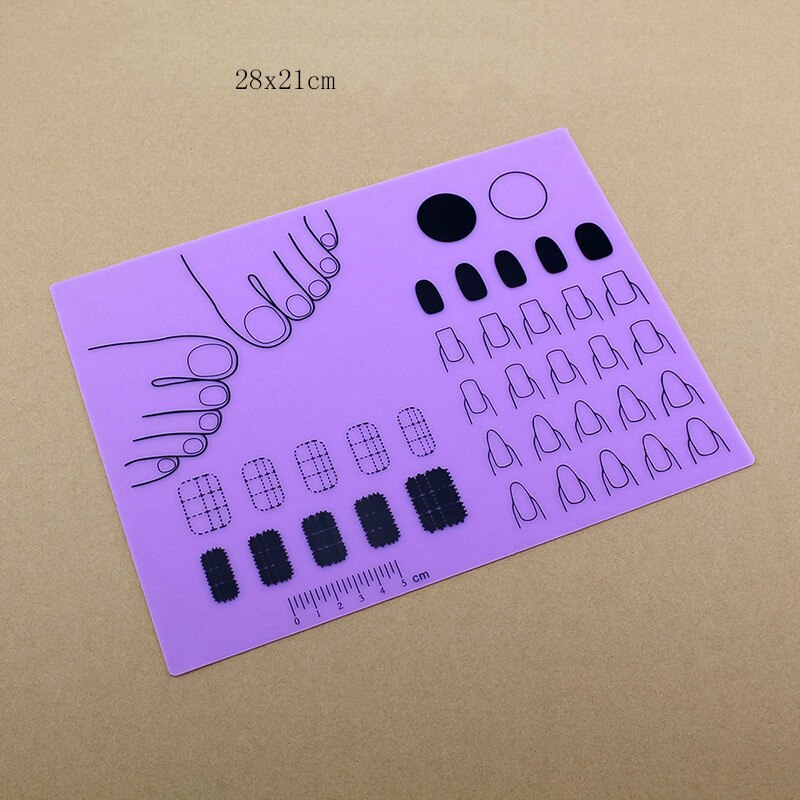 Washable Hand Rest for Exercise Nail Painting Pad DIY Soft Foldable Nail Art Silicone Mat Pad for Repose Main Pour Onglerie: NO.3