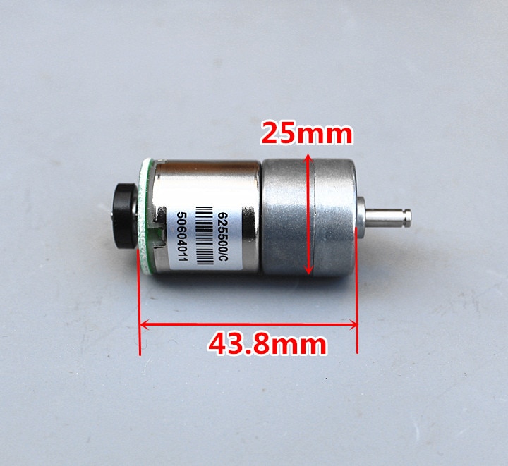 DC 6V 12V Full Metal gear box geared motor 32-64RPM With Encoder speed For Smart car robot