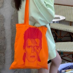 Vcruan axi brother rock undead dobbeltsidig may back canvas tote bag enkel masse miljøvern handlepose: Default Title