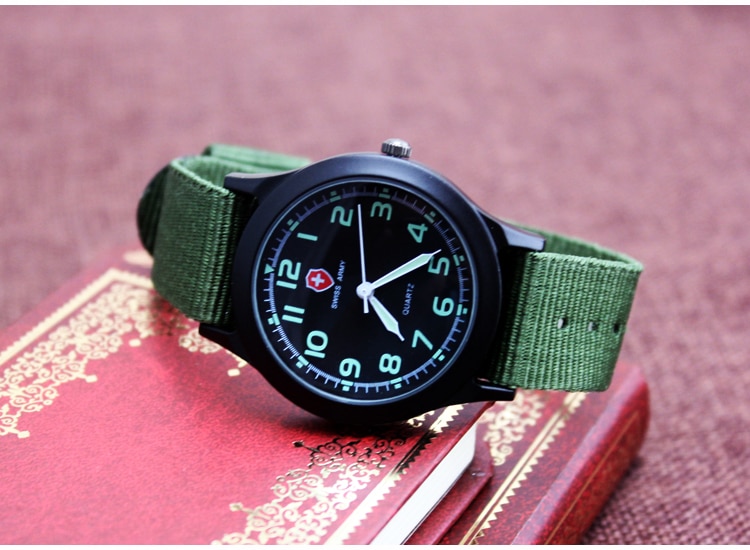 Middelbare scholieren unisex platina nylon stof horloge sport dunne jongens meisjes canvas kwarts jurk polshorloges voor jongens meisjes