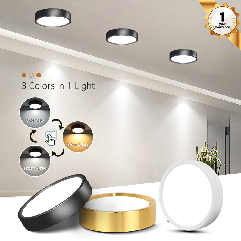 Dimbare Plafond Led Spot Light Opbouw Downlight 5/10/15/25W Plafondlamp badkamer Licht Paneel Verlichting Voor Woonkamer