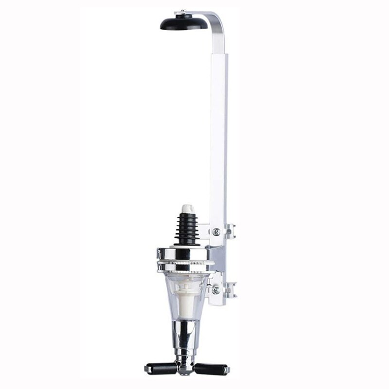 1/2- flaske drikke brennevin dispenser drinker brennevin fest bar aluminiumslegering veggfeste alkohol dispenser drikkevaresett: 1 flaske