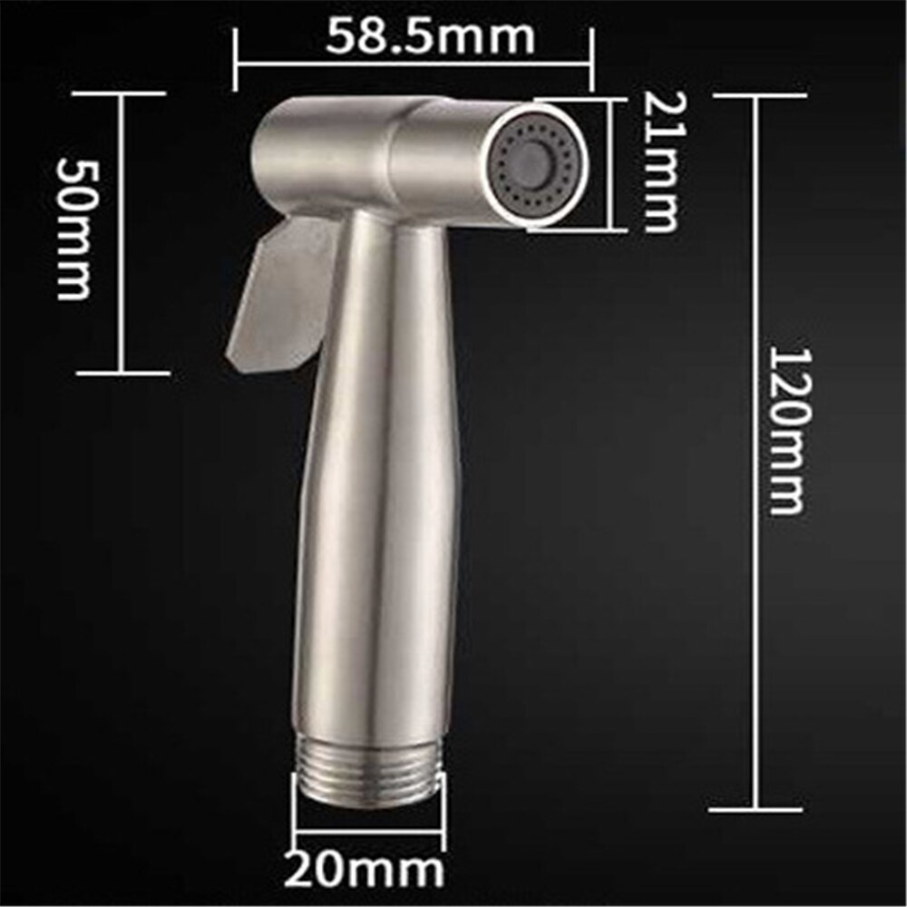 Handheld Toilet Bidet Sprayer Stainless Steel Hand Bidet Faucet Hand Sprayer Shower Head Bathroom Kitchen Faucet Accessories