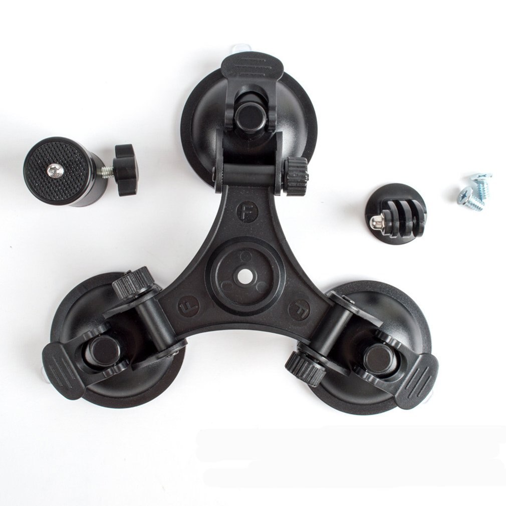 Con ventosa para parabrisas de coche para GoPro Hero 6 5 7 Session Sjcam H9 Yi 4K, soporte para trípode de cámara de acción