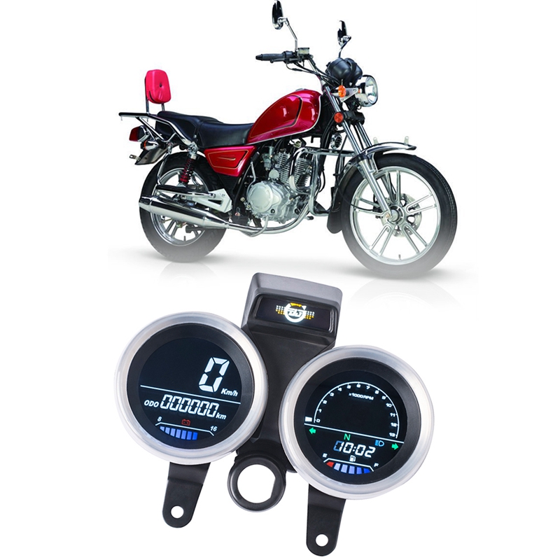 Digital målerenhet for suzuki  gn 125 speedometer kilometerteller måler girindikator motorsykkelmålerinstrument