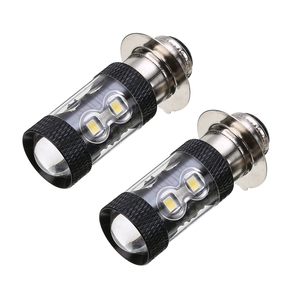 ATV Parts &amp; Accessories For Honda TRX 250 300 400 450 700 2x H6M 50W White LED HeadLight Bulb Mayitr