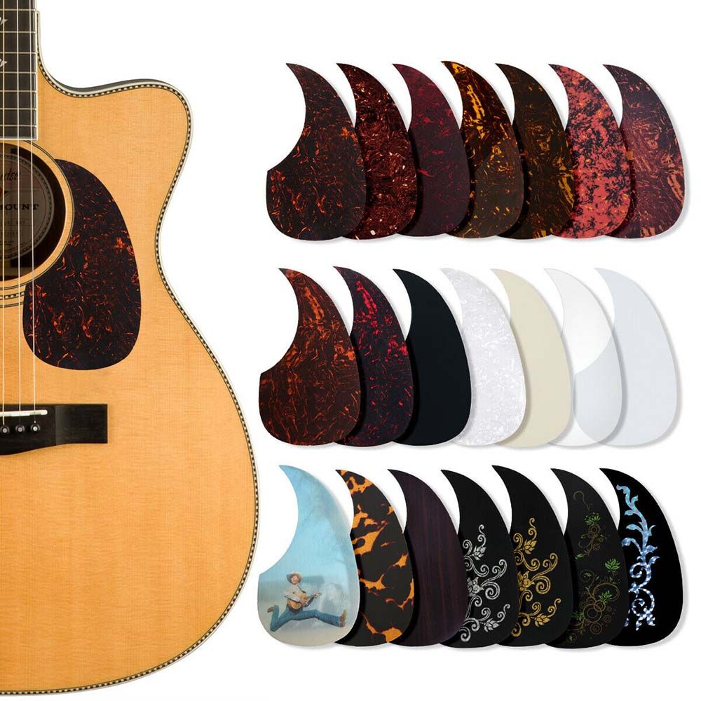 1 Pc Professionele Folk Akoestische Gitaar Slagplaat Zachte Kras Plaat Zelfklevende Pick Guard Sticker Voor Akoestische Gitaar