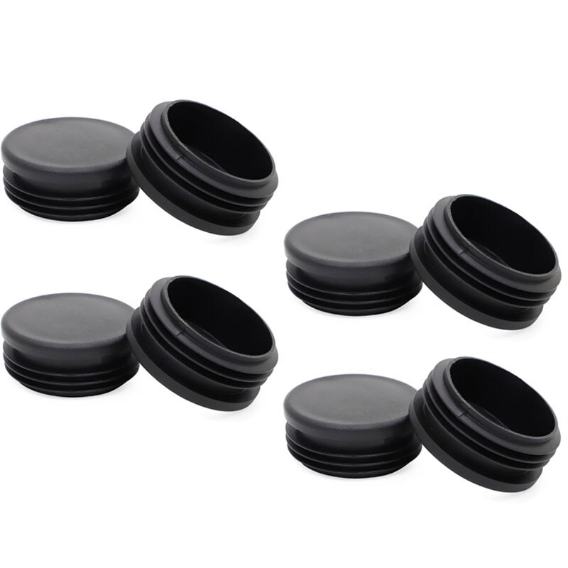 12x 8x 4x 2 &quot; runda rör plastplugg ändlock stolphål rör rör od diameter 2 tum: 8 st