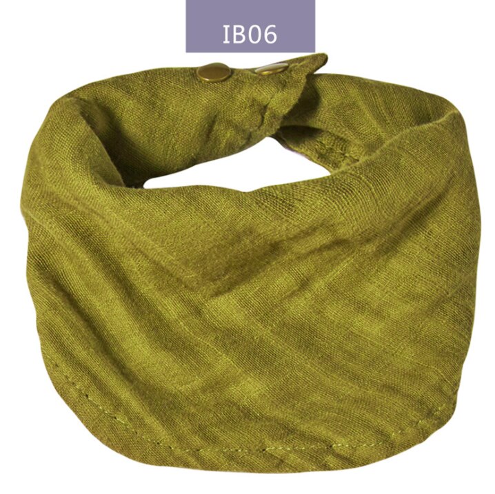 Baby Katoen Mousseline Baby Bib Set Sjaal Bib Spuugdoekjes Handdoek Bandana Bib Set: 6