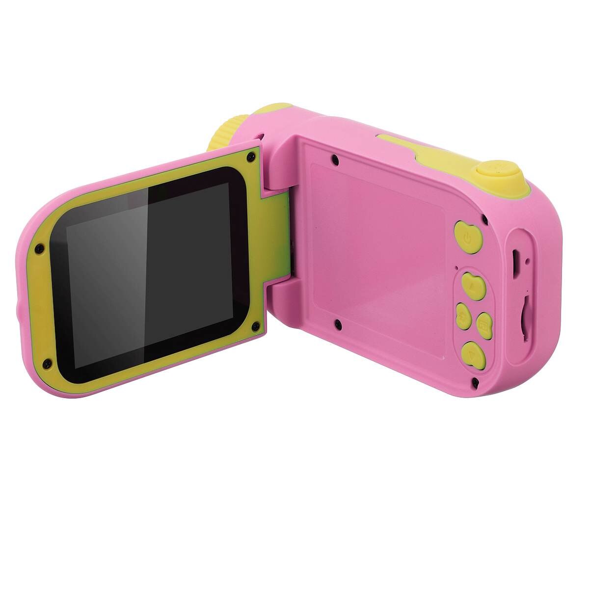 Macchina Fotografica digitale 2 Pollici mini Bambini HD video LCD della Videocamera bambino Giocattoli Educativi Regalo di Compleanno dei bambini Portatili Fotocamera Ragazza ragazzo: Colore rosa