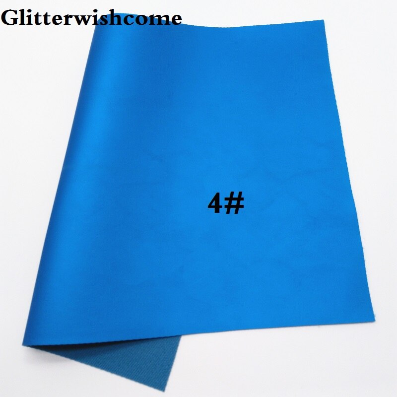 Glitterwishcome 30 x 134cm mini rulla synteettinen nahka, fluo metallinen sileä nahka kangasvinyyli jousille , gm015a: 4